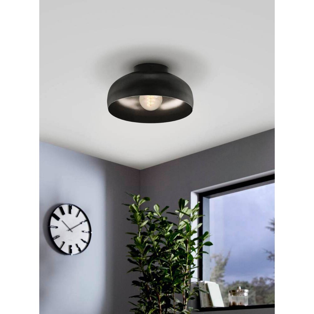 Eglo MOGANO Lampa Sufitowa Czarny, 1-punktowy main product photo