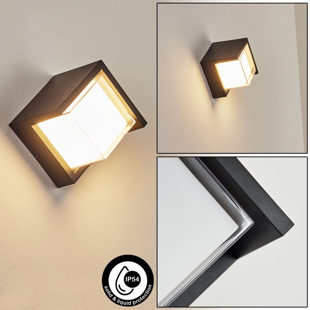 Vurey Zewnętrzny kinkiet LED Czarny, 1-punktowy main product photo