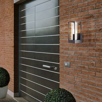 Brilliant Dipton Zewnętrzny kinkiet Czarny, 1-punktowy