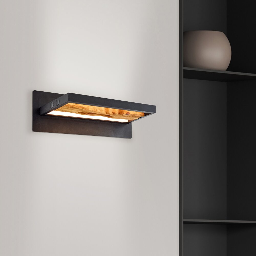 Brilliant Chaumont Lampa ścienna LED Czarny, 1-punktowy main product photo