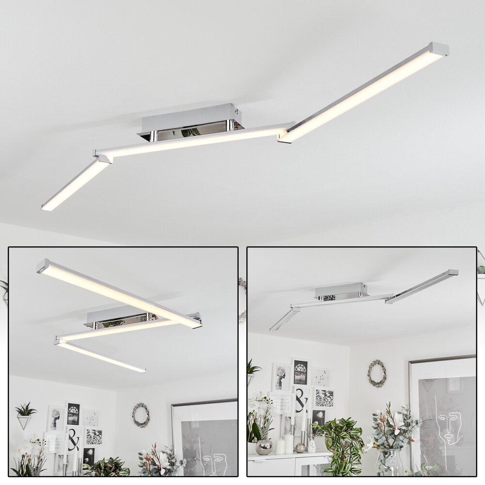 Kudus Lampa Sufitowa LED Chrom, 1-punktowy main product photo