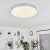 Mentque Lampa Sufitowa LED Srebrny, 1-punktowy
