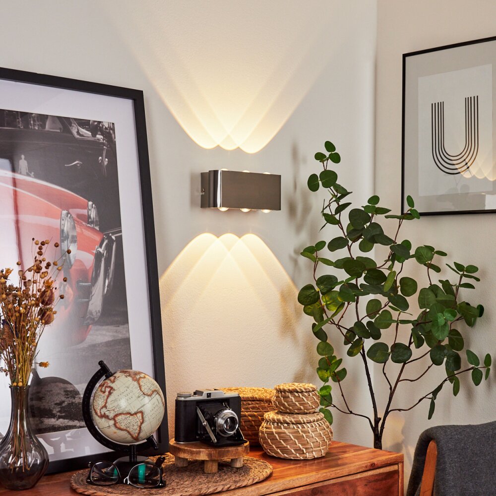 Guiderkirch Lampa ścienna LED Nikiel matowy, 6-punktowe main product photo