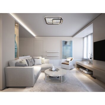 Globo ANI Lampa Sufitowa LED Biały, 1-punktowy, Zdalne sterowanie