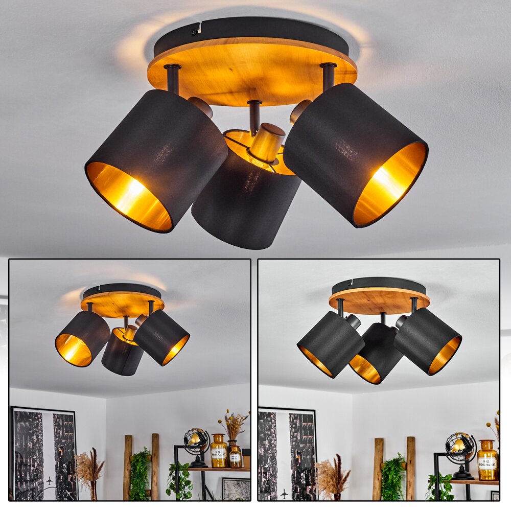 Alsen Lampa Sufitowa Ecru, Czarny, 3-punktowe main product photo