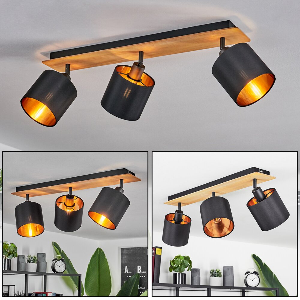 Alsen Lampa Sufitowa Ecru, Czarny, 3-punktowe main product photo