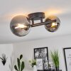 Chehalis Lampa Sufitowa LED Czarny, 2-punktowe