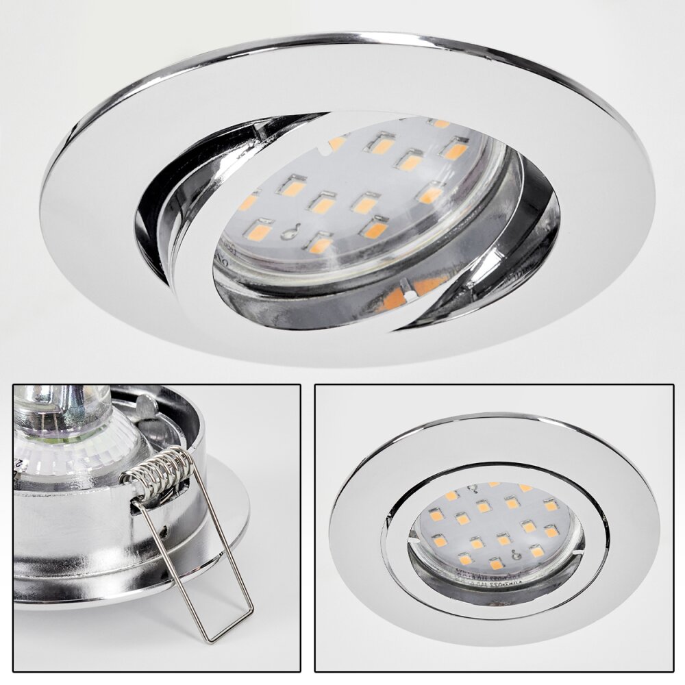 Kerrouan Oprawa wpuszczana LED Chrom, 1-punktowy main product photo