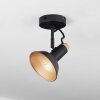 Vouzy Lampa Sufitowa Czarny, 1-punktowy