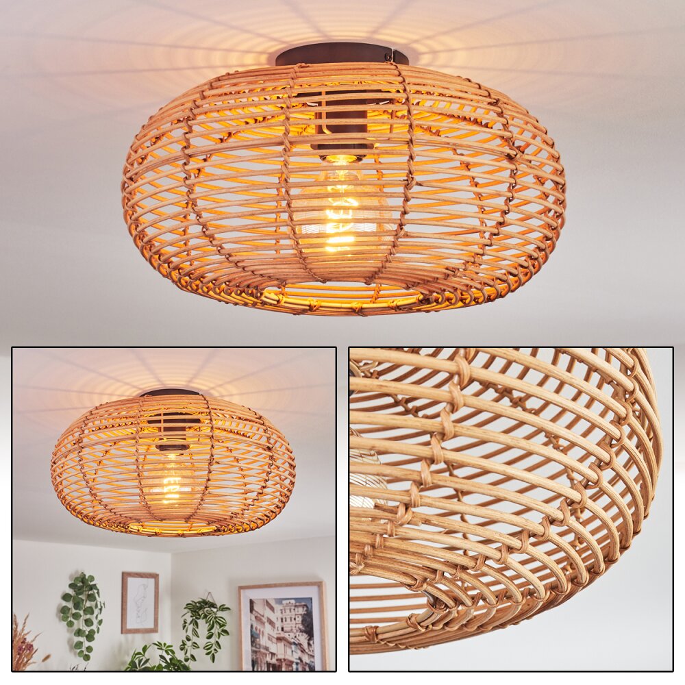 Mulstrand Lampa Sufitowa Ecru, Czarny, 1-punktowy main product photo