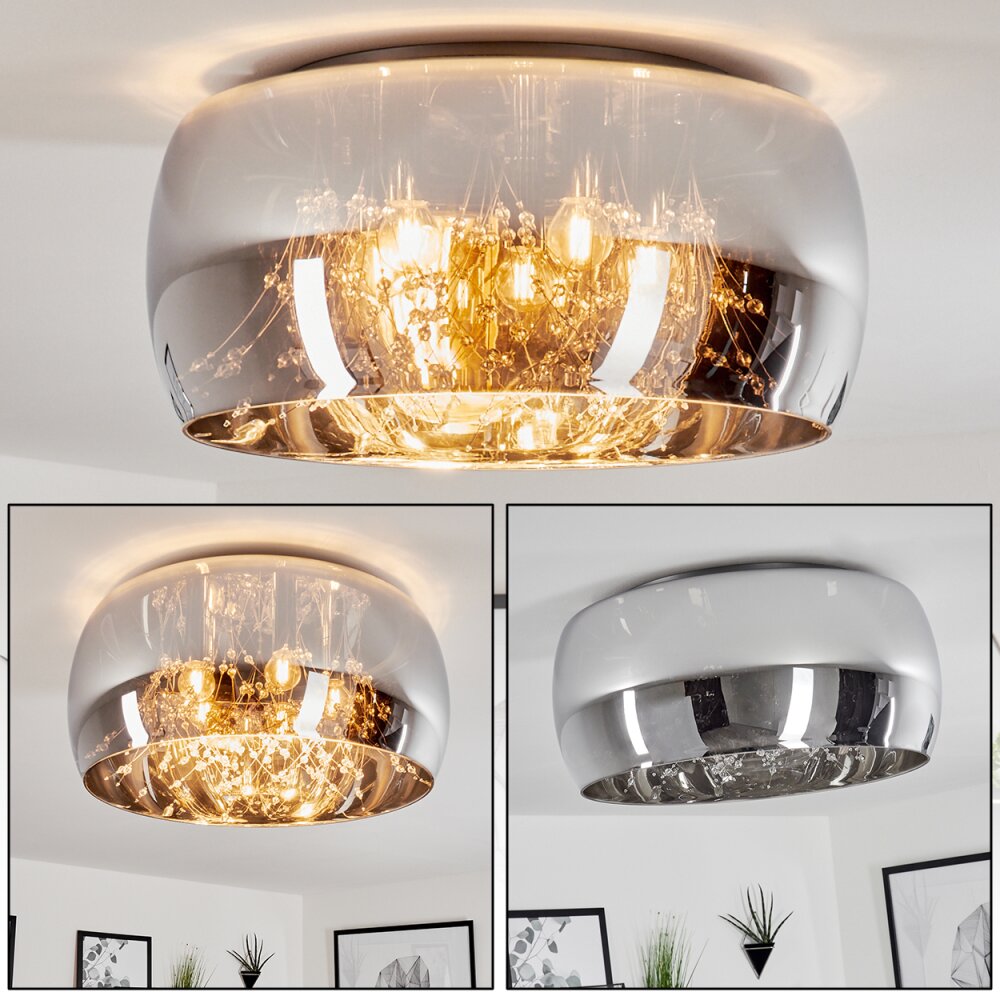 Belleguette Lampa Sufitowa Srebrny, 5-punktowe main product photo
