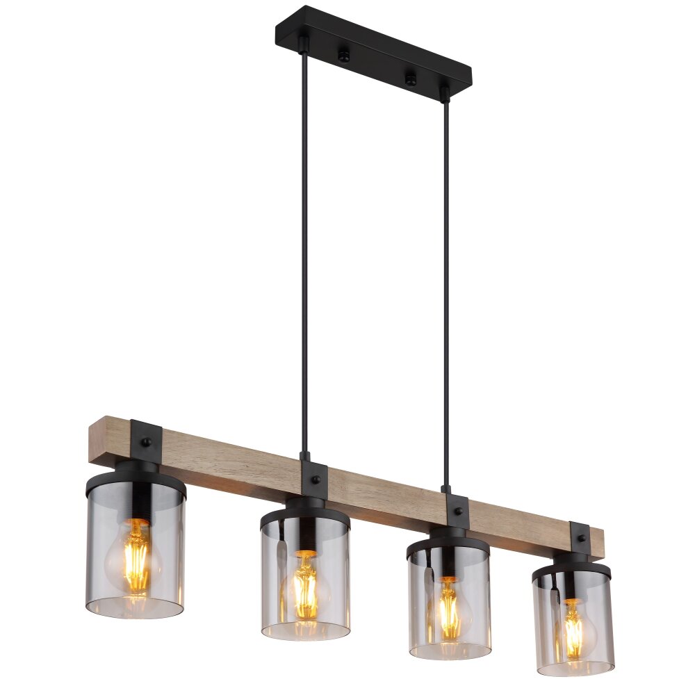 Globo LILA Lampa Wisząca Brązowy, Czarny, 4-punktowe main product photo