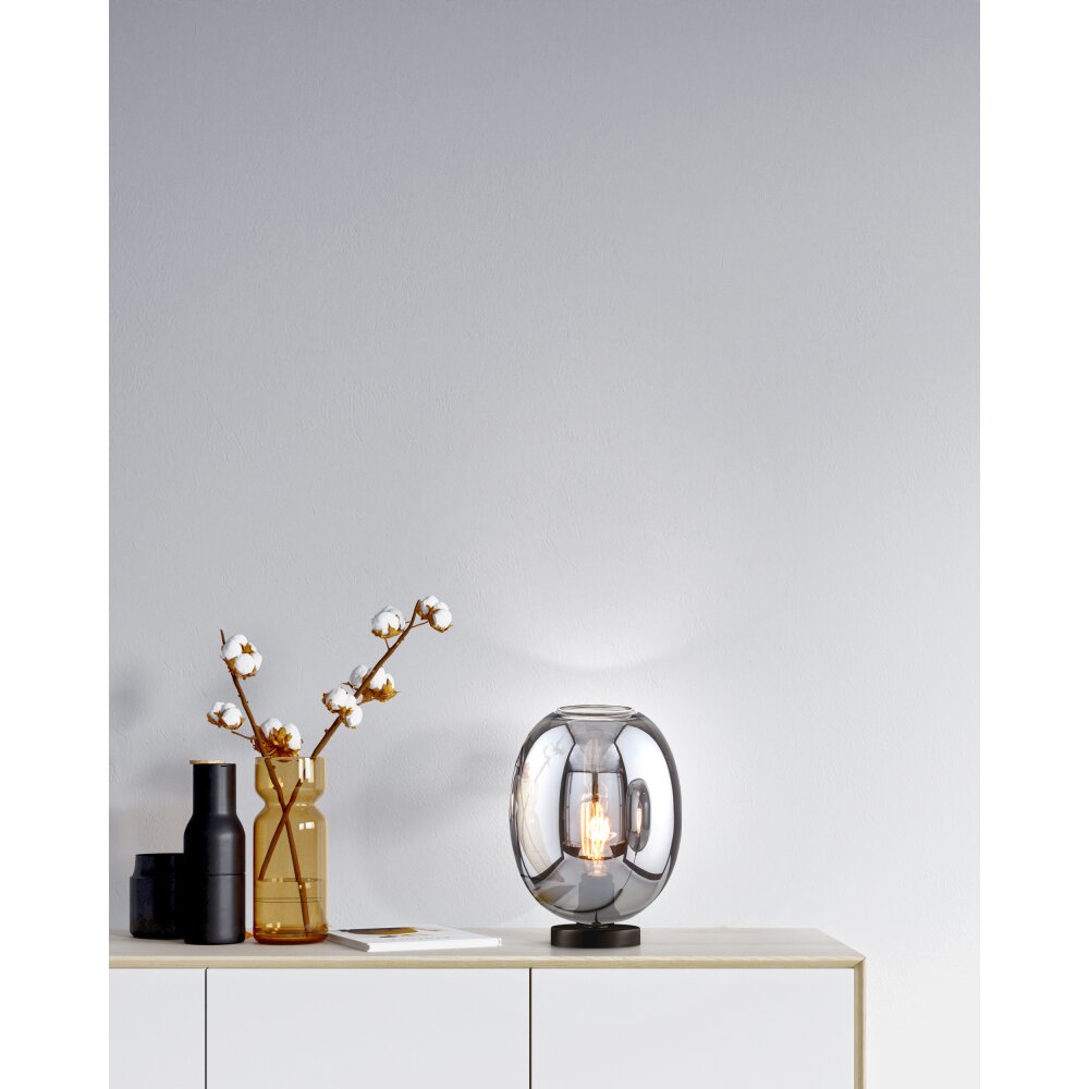 Fischer & Honsel Nayla lampka nocna Czarny, 1-punktowy main product photo