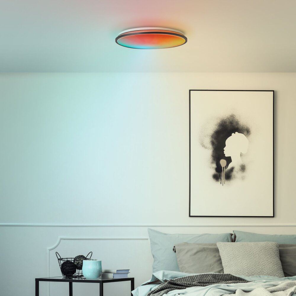 Brilliant Heida Lampa Sufitowa LED Biały, 1-punktowy, Zdalne sterowanie main product photo