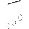 Brilliant Chaumont Lampa Wisząca LED czarny, 3-punktowe