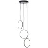 Brilliant Chaumont Lampa Wisząca LED czarny, 3-punktowe
