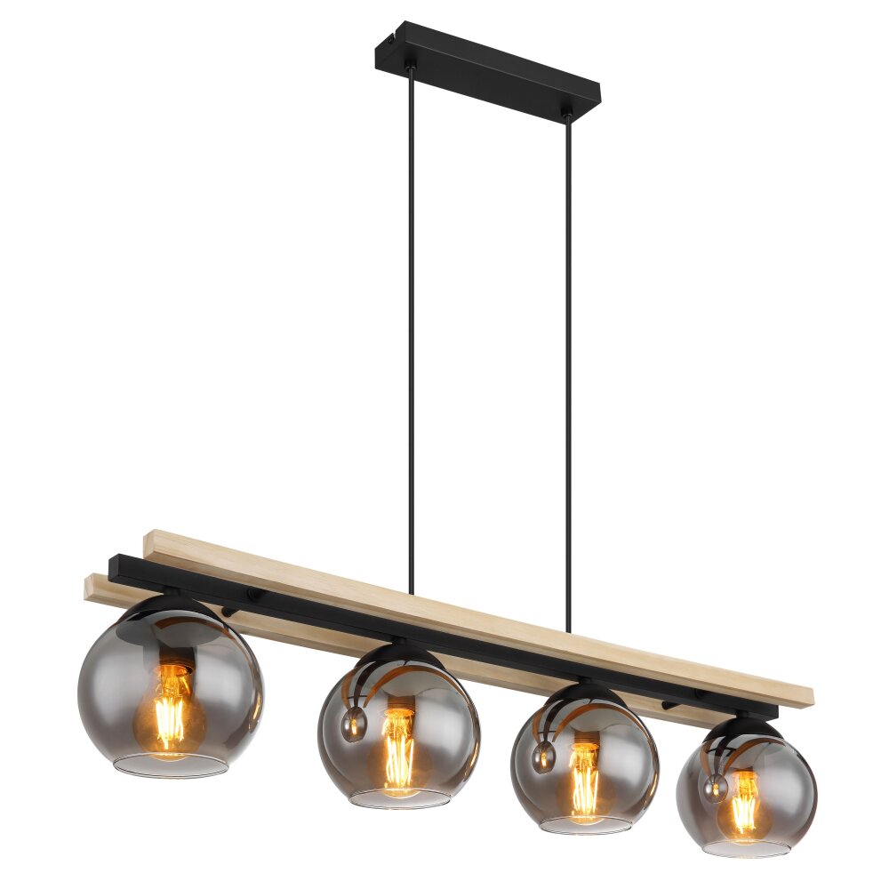 Globo CONNI Lampa Wisząca Ecru, Czarny, 4-punktowe main product photo