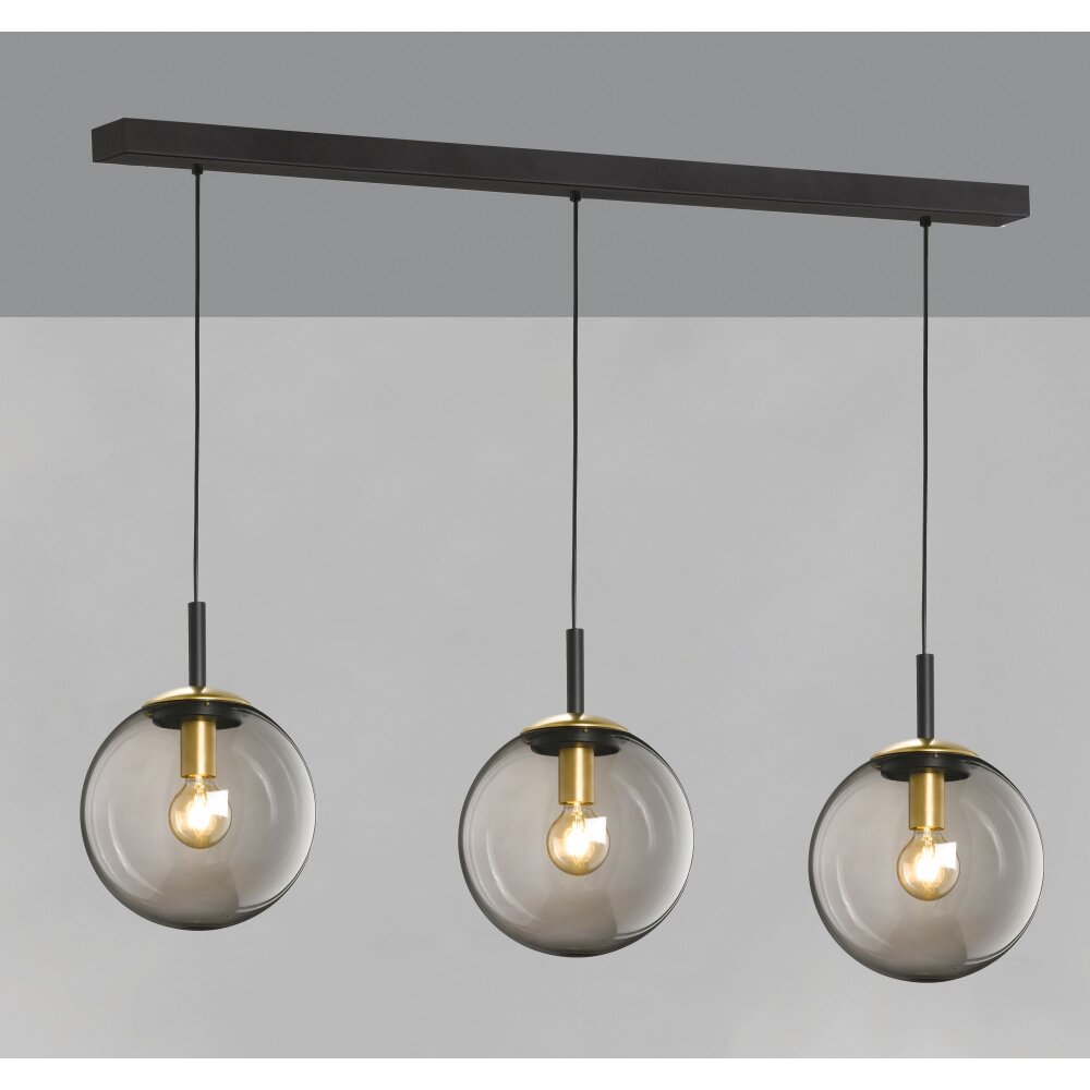 Fischer & Honsel Dini Lampa Wisząca Czarny, 3-punktowe main product photo