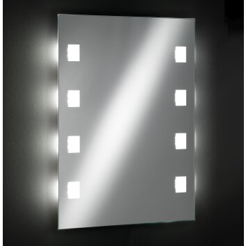 Fischer & Honsel Spiegel Lampa ścienna LED Srebrny, 1-punktowy