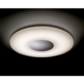 Lampa Sufitowa Mantra REEF LED Chrom, Biały, 1-punktowy, Zdalne sterowanie