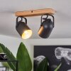 Vergoignan Lampa Sufitowa Ecru, Czarny, 2-punktowe