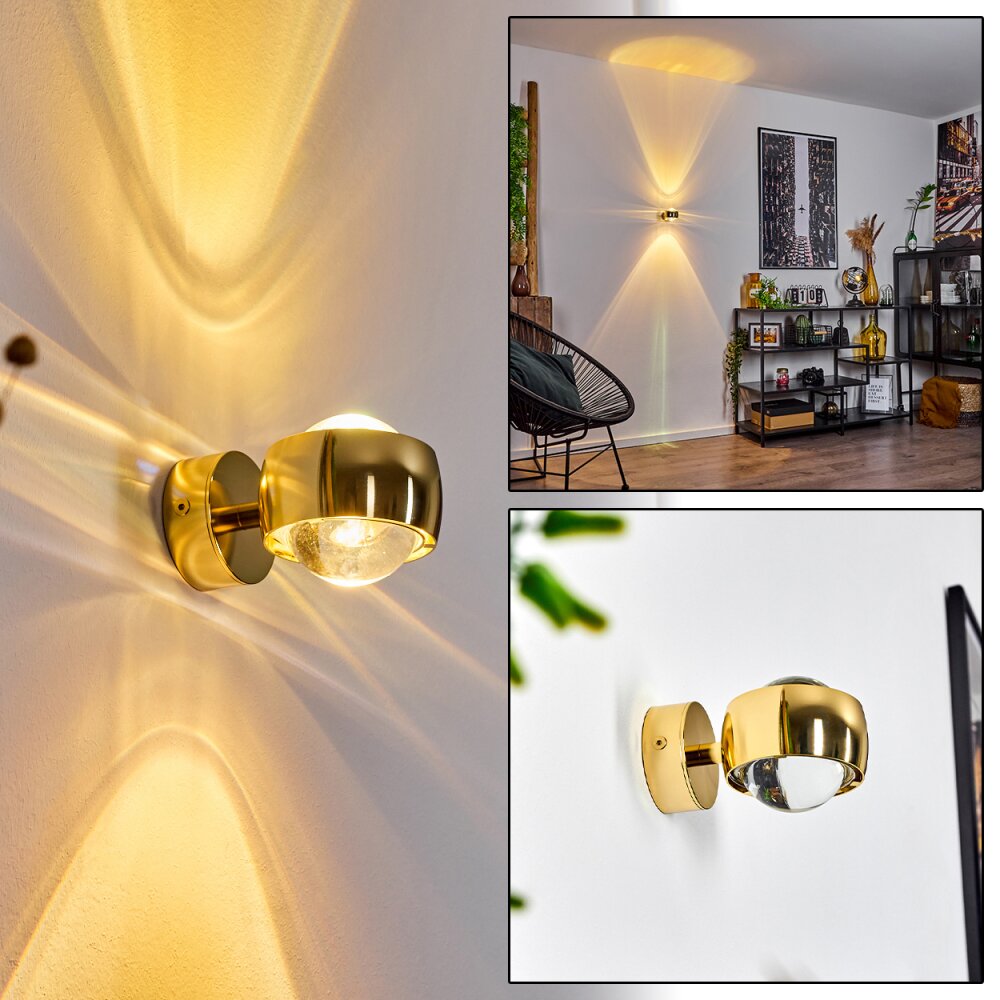 Sapri Lampa ścienna Złoty, 1-punktowy main product photo