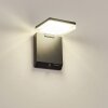 Lonquimai lampy solarne LED Czarny, 1-punktowy, Czujnik ruchu