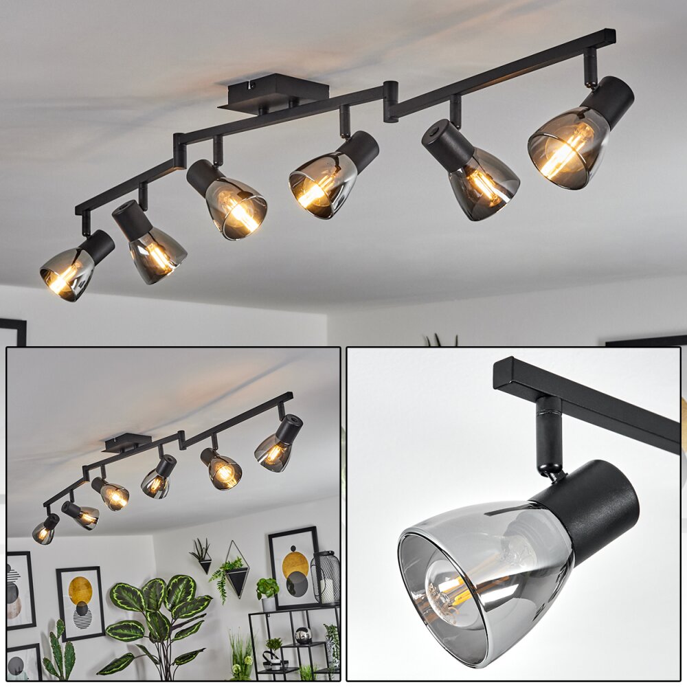 Murianette Lampa Sufitowa Czarny, 6-punktowe main product photo