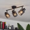 Roto Lampa Sufitowa Czarny, 3-punktowe