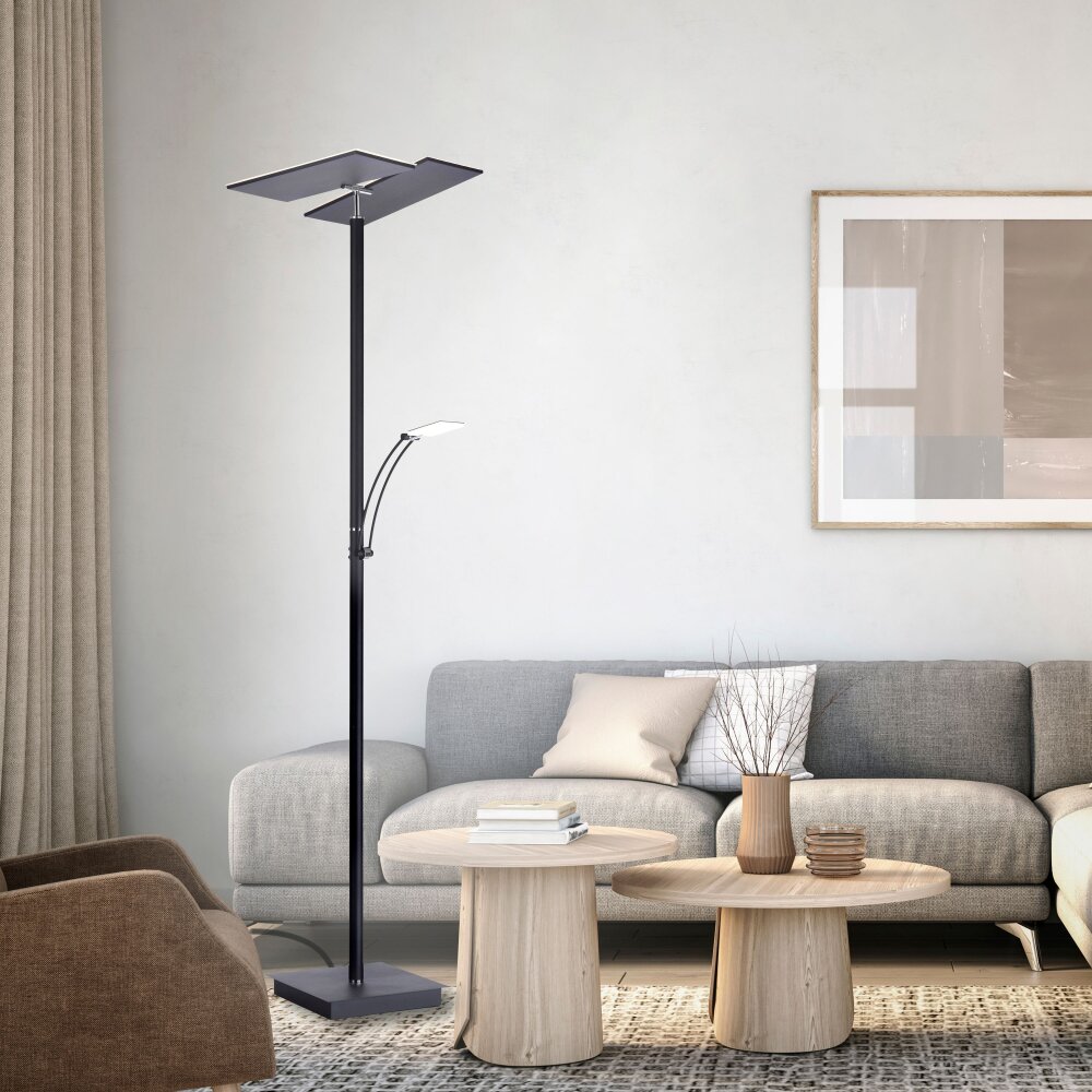 Paul Neuhaus ARTUR Lampa Stojąca oświetlająca sufit LED Antracytowy, 1-punktowy main product photo
