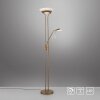 Leuchten-Direkt ZAHARA Lampa Stojąca oświetlająca sufit LED Stary mosiądz, 2-punktowe