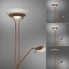 Leuchten-Direkt ZAHARA Lampa Stojąca oświetlająca sufit LED Stary mosiądz, 2-punktowe