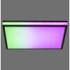 Leuchten-Direkt MARIO BLACK Lampa Sufitowa LED Czarny, 1-punktowy, Zdalne sterowanie, Zmieniacz kolorów