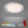 Leuchten-Direkt LOLAsmart-LENI Lampa Sufitowa LED Srebrny, 1-punktowy, Zdalne sterowanie, Zmieniacz kolorów