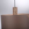 Leuchten-Direkt LINEN Lampa Wisząca Ecru, Czarny, 1-punktowy