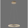 Leuchten-Direkt RITUS Lampa Wisząca LED Mosiądz, 1-punktowy