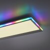 Leuchten-Direkt GALACTICA Lampa Sufitowa LED Biały, 2-punktowe, Zdalne sterowanie, Zmieniacz kolorów