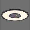 Leuchten-Direkt ASTRO Lampa Sufitowa LED Czarny, 2-punktowe, Zdalne sterowanie, Zmieniacz kolorów
