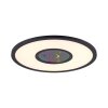 Leuchten-Direkt ASTRO Lampa Sufitowa LED Czarny, 2-punktowe, Zdalne sterowanie, Zmieniacz kolorów