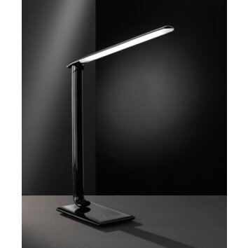 Wofi TUBAC lampa stołowa LED Czarny, 1-punktowy