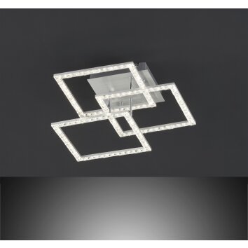 Wofi MARY Lampa Sufitowa LED szczotkowane aluminium, 3-punktowe