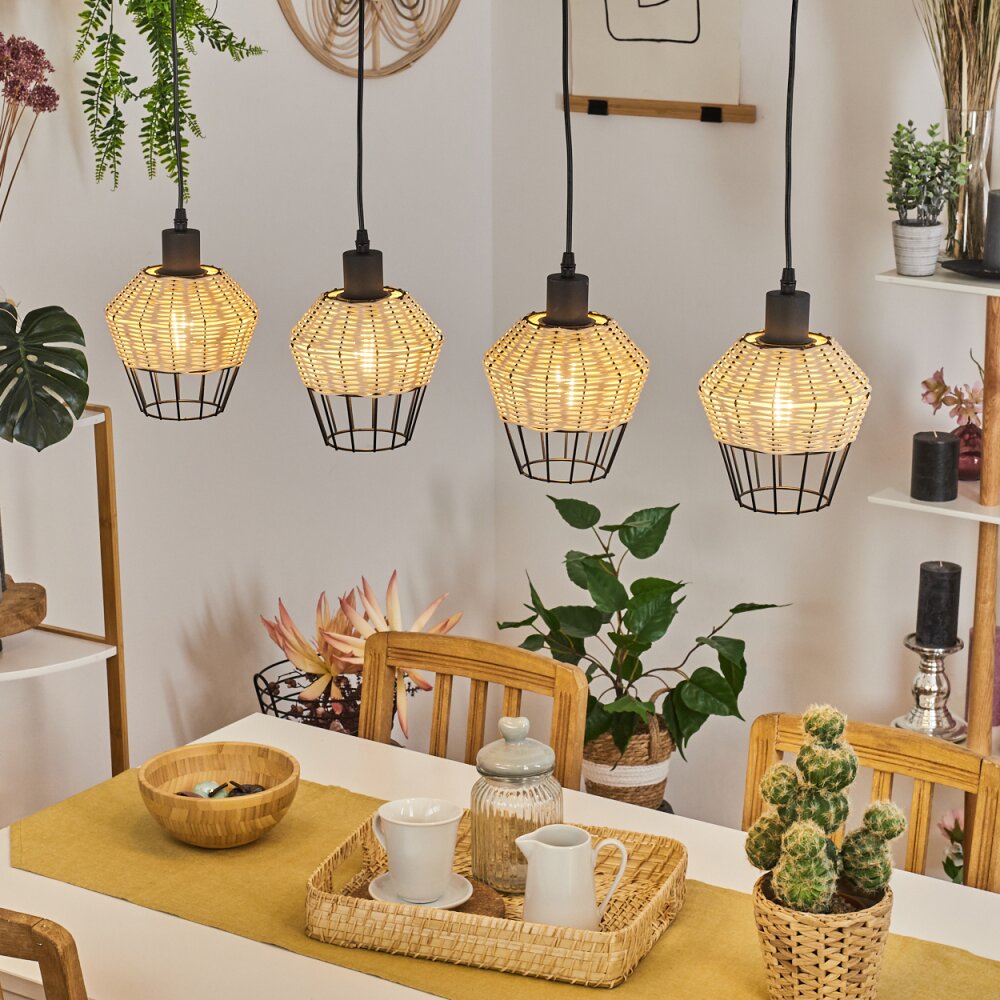 Benagil Lampa Wisząca Czarny, 4-punktowe main product photo