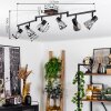 Murianette Lampa Sufitowa kolory naturalne, czarny, 6-punktowe