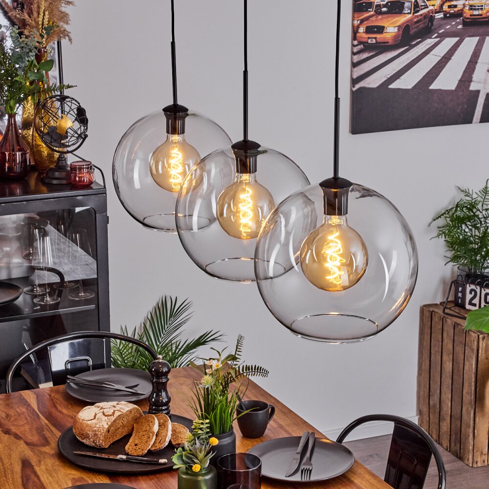 Koyoto Lampa Wisząca Kula 30 cm Przezroczysty, 3-punktowe main product photo