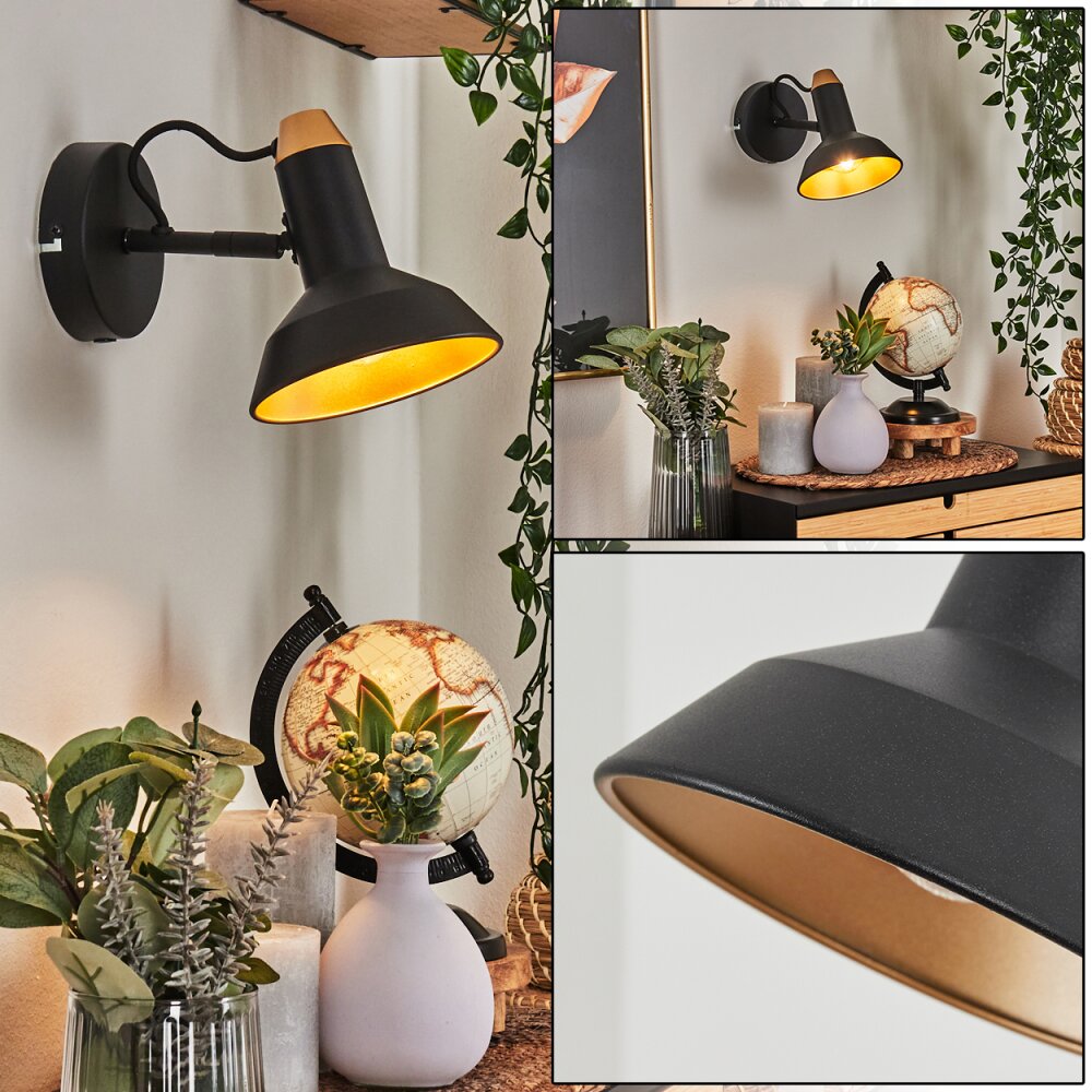Vouzy Lampa ścienna Czarny, 1-punktowy main product photo