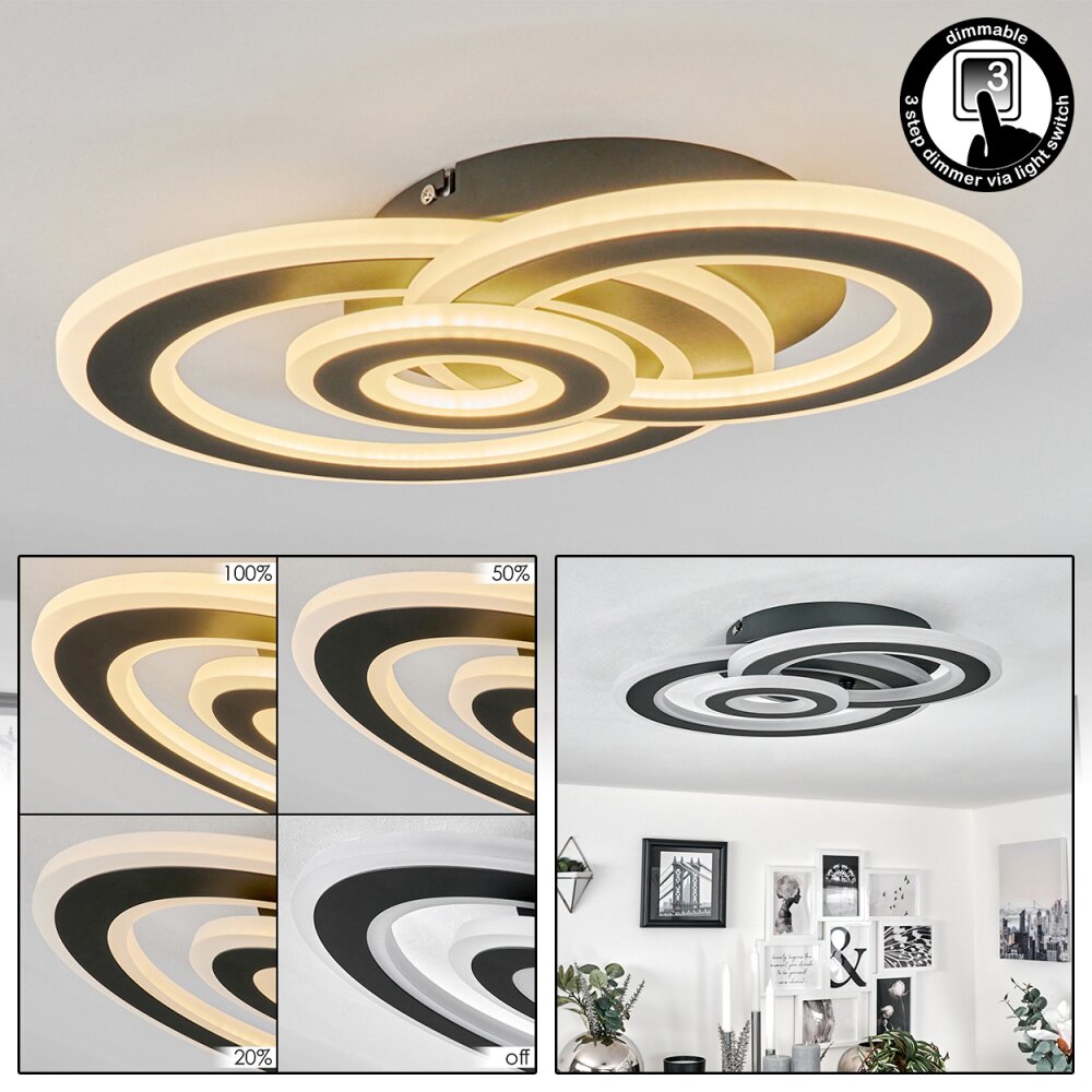 Casaldelo Lampa Sufitowa LED Antracytowy, 1-punktowy main product photo
