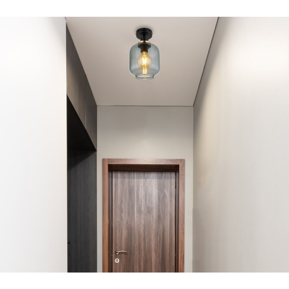 Globo OTHMAR Lampa Sufitowa Brązowy, Czarny, 1-punktowy main product photo