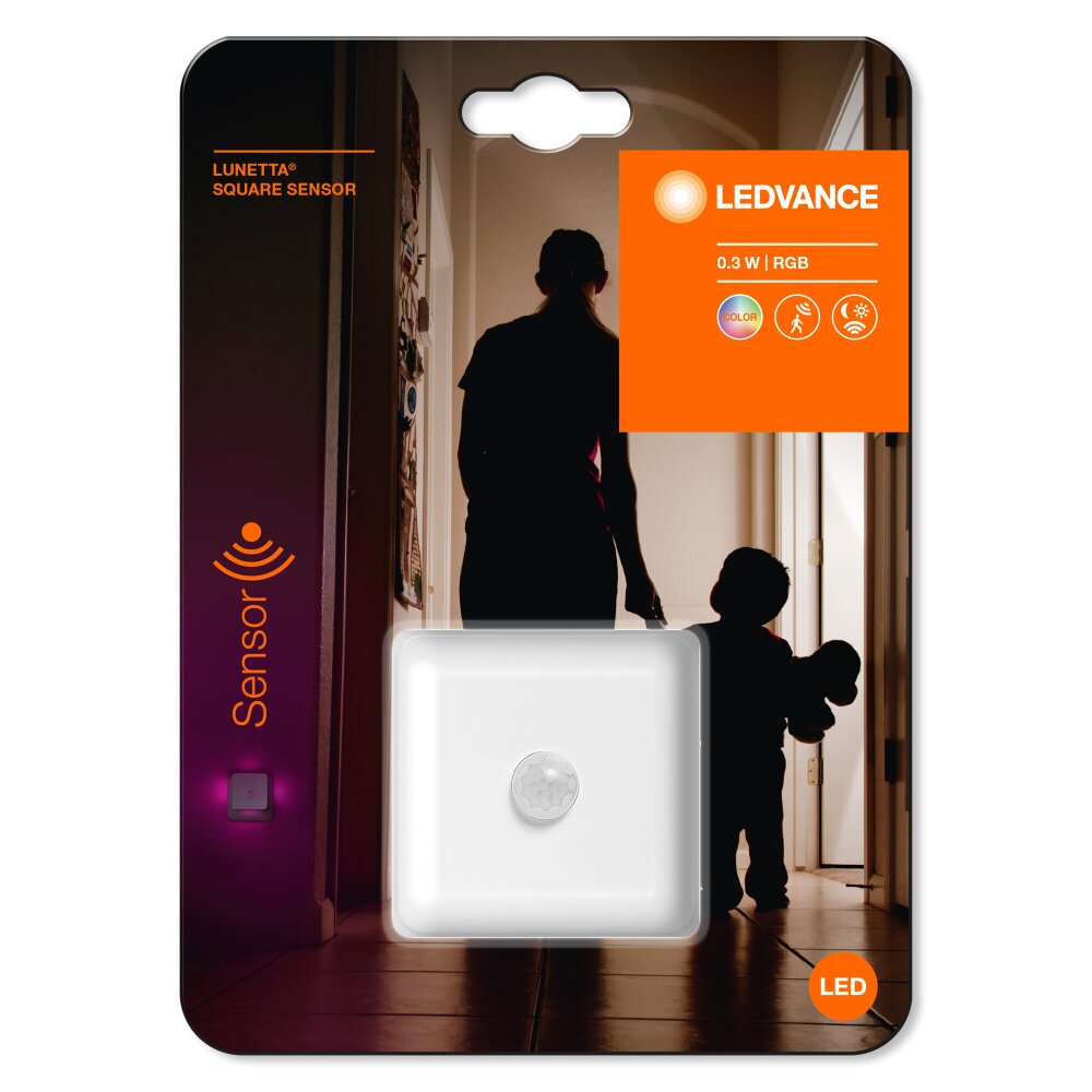 Ledvanve LUNETTA Czujnik ruchu Biały, 1-punktowy, Czujnik ruchu, Zmieniacz kolorów main product photo