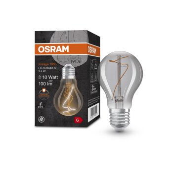 OSRAM Vintage 1906® LED E27 3,4 W 1800 kelwin 100 lumenówów