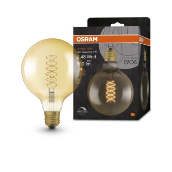 OSRAM Vintage 1906® LED E27 7 W 2200 kelwin 600 lumenówów